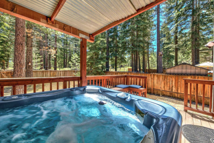 View from Lake Tahoe Hot Tub