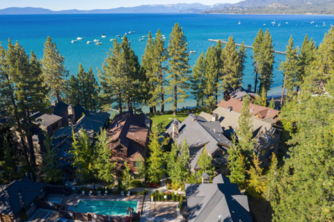 Aerial View of The PEAK in Lake Tahoe