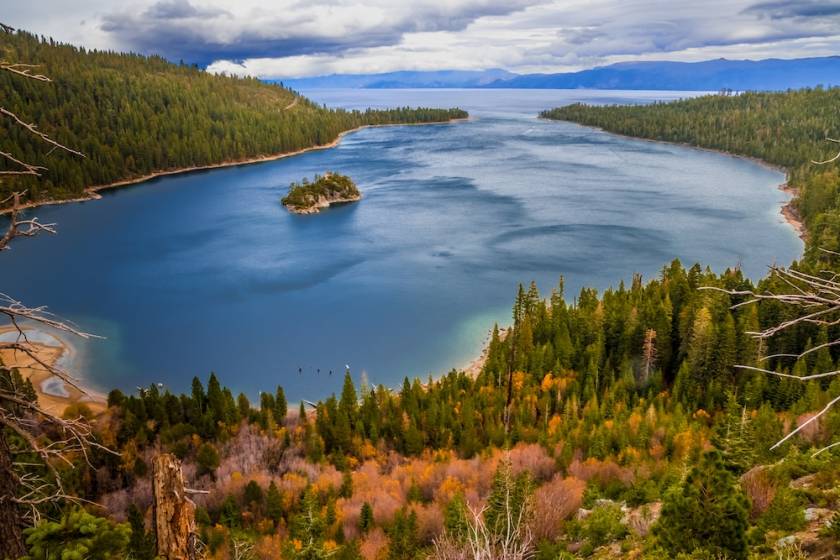 South LAke Tahoe in the fall