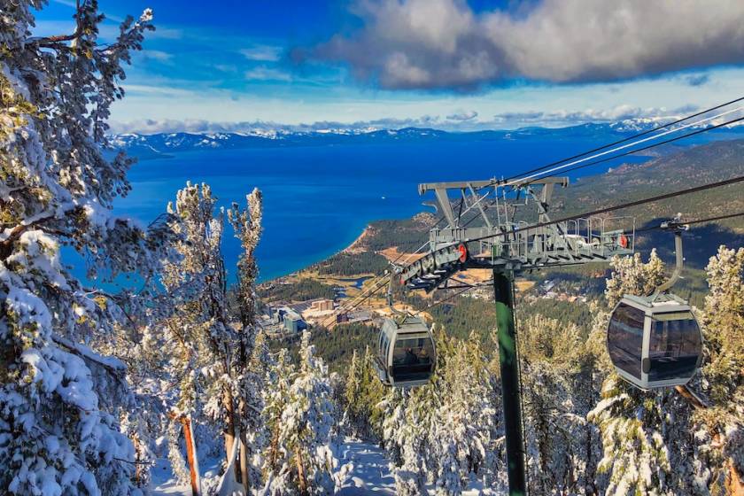 Mountain Gondola Lake Tahoe
