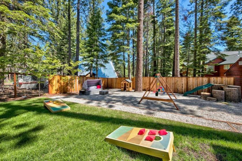 Backyard at South Lake Tahoe Home